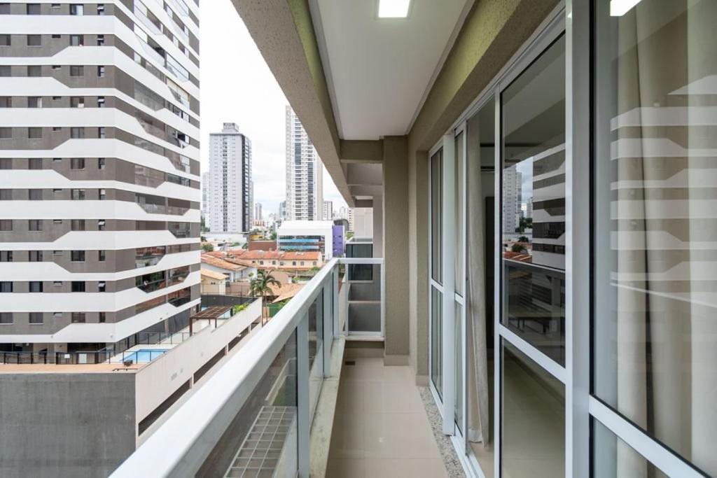 Flat Mobiliado No Edificio The Expression - Setor Bueno - Th505 Leilighet Goiânia Eksteriør bilde